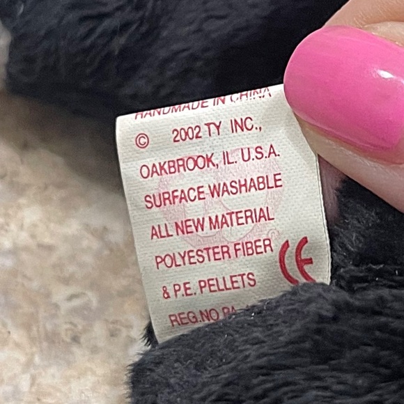 Ty Beanie Baby Black and White Bear - Picture 6 of 6